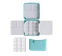 Watercolor Paint Box with Brush Washing Bucket for Artist Student Watercolour Oil Acrylics Gouaches Painting Travel Painting Case