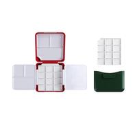 Watercolor Paint Box With Brush Washing Bucket For Artist Student Watercolour Oil Acrylics Gouaches Painting Palette Storage