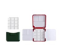 Watercolor Paint Box With Brush Washing Bucket For Artist Student Watercolour Oil Acrylics Gouaches Painting Colorful Palette