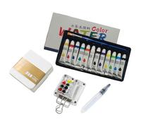 Watercolor Paint Kit,Travel Water Color Kit - Portable Professional Palette for Amateur Hobbyists Lovers Professionals Outdoor Artists
