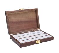 Watercolor Paint Palette, 36 Wells Walnut Wood Sketchbook Palette Detachable Easy to Clean Compact and Portable Wooden Color Mixing Tray for Watercolor, Acrylics, Gouache