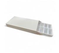 Watercolor Paint Palette for Watercolour Pencils - Compact Artist Organizer Tray with Colour Isolation | Durable PETG Plastic | Art Supplies | Made in UK