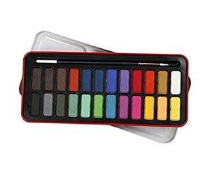 Watercolor Paint Set, 24asstd