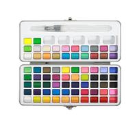 Watercolor Paint Set Drawing Supplies Watercolor Brush Palette Travel Watercolor Set Art Supplies Set Portable Watercolor Set Brush Palette Art Supplies Drawing Kids Painting Set Artist Watercolor Pal