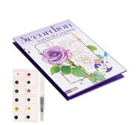 Watercolor Paint Set, Foldable Marker Kit, Quick Drying Drawing Supplies, Portable Solution, Creative Art Package, 24 Colors for Beginner Artist Adults Kids Boy Girl Craft Journal Home Studio