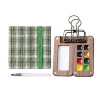 Watercolor Paint Set, Lightweight Watercolor Painting Kit Small Watercolor Set, Practical Pocket Watercolor Set Travel Art Supplies for Painters Artists Students