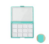Watercolor Paint Storage Case 12 Well 24 Well Folding Box Mixing Tray For Watercolour Oil Acrylics Paints Student Paint Organizers
