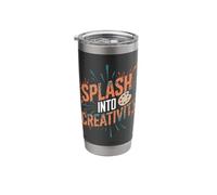 Watercolor Painting Beginners Creative Hobby Artistic Basics Stainless Steel Insulated Tumbler