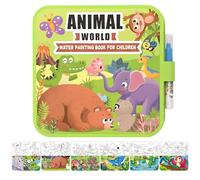 Watercolor Painting Book - 22x22x1.5cm Children's Watercolor Book, Creative Learning Toy, Educational Craft, Color Portable Drawing Activity | Watercolor Paint Book