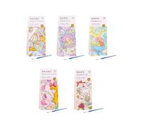 ＡＷＨＡＯ Watercolor Painting Book Valentines Day Gift Art Supplies with Brush Trip