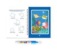 Watercolor Painting Book Water and Painting Template, Flower Art Book | Adult Water Drawing Book??? Heavy? Use with kids?? Early learning? Know toys,? Painting?? For watercolor painting for 2-in-1