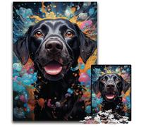 Watercolor Painting Dog 1000 Piece Jigsaw Puzzles for Adults Puzzles for Adults Perfect for Christmas Halloween Easter New Year 1000 PCS(75x50cm)
