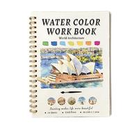Watercolor Painting Exercise Book, Creative Art Journal, Practice Guide with Sturdy Layer, Travel Utility with Refined Texture, 10.24 Inch Book Category, Beginner Tool