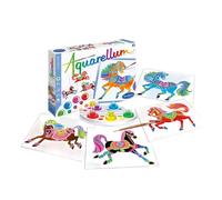Watercolor painting Horses Multicoloured one size