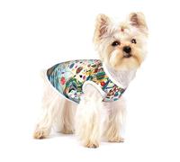 Watercolor painting landscape Premium Dog Tshirt - Soft 100% Cotton Ropa Para Perros, Perfect for Small to Medium Dogs, Stylish and Comfortable Shirts for Dogs S