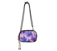 Watercolor Painting Maple Leaf Amethyst Cross Body Bag Men Comfort with Adjustable Strap Handbags Go shopping
