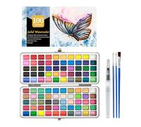 Watercolor Painting Set: Mini Portable Painting Set, Art Supplies For Drawing With Brushes And Palette | Portable Travel Watercolor Kit | Art Supplies For Adult Ado Artists