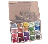 Watercolor Painting Set with 20 Colors for Metallic Paints for Artists and Hobbyists Versatile Painting Supplies All Skill (White, One Size)