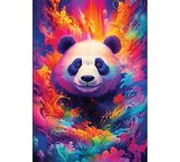 Watercolor Panda 2000 Piece Jigsaw Puzzles for Adults Colourful Fun Challenging & Brainteasing Educational Learning Gift Present for Children Boys Girls 2000 Piece Puzzle for Adults