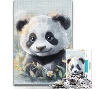 Watercolor Panda Jigsaw Puzzles for Adults 2000 Jigsaws,Challenging Game And Family Play Wall Decoration Unique Birthday And Xmas Gifts 70x100cm
