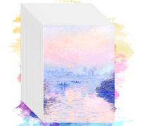 Watercolor Paper Bulk,25 Sheet Water Colour Paper A4 Watercolours Art Paper 140 lb/160 GSM Thick White Drawing Paper Cotton Cold Press Water Colour Paper for Students Adults Artists Drawing Painting