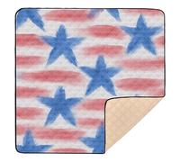Watercolor Pattern Feathered Strokes Large Stylish Baby Play Mat for Floor 1-Piecing Baby Crawling Mat for Baby Kids Toddlers Infants, 50'' x 50''