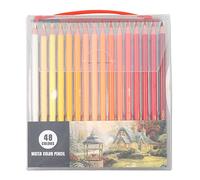 Watercolor Pencils Professional Vibrant Colors Pencils Set Water Soluble Colored Pencil Set Soluble Colored Pencil Kit (48 Colors)