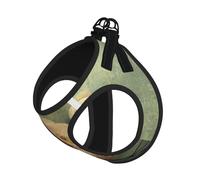 Watercolor Peony Dog Harness - Breathable, Reflective, And Adjustable Pet Vest, Suitable For Small Cats And Dogs