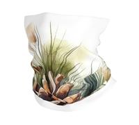 Watercolor Pine Cone Hair Band Breathable Headscarf Windproof Face Shield For Outdoor Sports Workout 25X50Cm