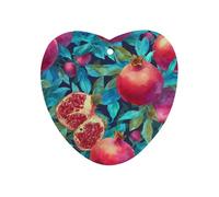 Watercolor Pomegranates Car Air Freshener Aromatherapy Tablet Hanging Decor for Rearview Mirror Dorm