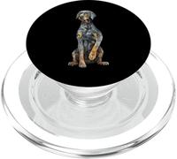Watercolor Portrait Doberman Pinscher For Dog Owners PopSockets PopGrip for MagSafe