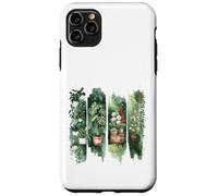 Watercolor Potted Houseplants Botanical Art Case for iPhone 11 Pro Max