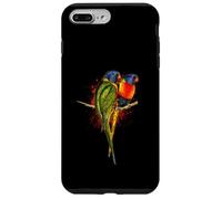 Watercolor Rainbow Lorikeet Parrots Painting Art Case for iPhone 7 Plus/8 Plus