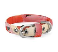 Watercolor Red Poppy Flowers Pet Collar Easy Snap on Buckle Adjustable Collar with 5 Hole Positions Training Collar for Large Medium and Small Pets,Pet Supplies,Stuff,Accessories