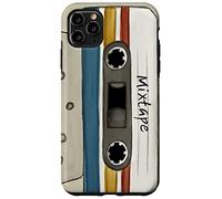 Watercolor Retro Mixtape Nostalgia Funky OldSchool Cassette Case for iPhone 11 Pro Max
