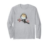 Watercolor Robin Long Sleeve T-Shirt