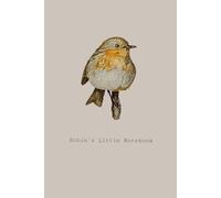 Watercolor Robin Notebook - cream: Perfect Gift for Bird Lovers, Sketching, and Journaling (Little Robin Collection)