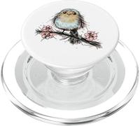 Watercolor Robin PopSockets PopGrip for MagSafe