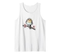 Watercolor Robin Tank Top