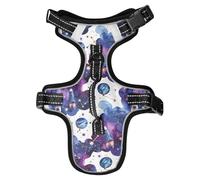 Watercolor Rocks Purple Blue Reflective Vest for Small Dogs for Pets Hiking Stretchy Dog Vests for Large Dogs chalecos para Perros