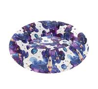 Watercolor Rocks Purple Blue Removable & Washable Pet Dog Bed fluffier Kitten Beds for Extra Small Size Pets Sleeping Camas para mascotas Grandes