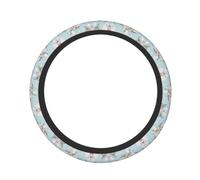 Watercolor Rose Floral Steering Wheel Cover