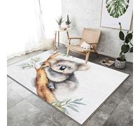 Watercolor Sea Turtle Area Rug 80 x 150 cm Washable Floor Rugs Doormat Living Room Home Decor, Soft and Plush Carpets Area Mats for Kids Boys Girls Bedroom Turquoise