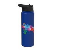 Watercolor Sea Turtle Stainless Steel Insulated Water Bottle