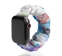 Watercolor Sea Turtles Colorful Scrunchie Watch Band Strap Wristbands Compatible with IWatch 42mm/44mm