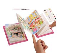 Watercolor Set - Foldable Drawing and Coloring Material For Drawing,Compact Travel Watercolor Box - For Kids Boys Adults Home School Art Journal Creative Supplies