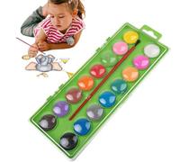 Watercolor Set For Kids, Professional Watercolor Painting Set | Kindergarten Painting Art Supplies, Watercolor Paint Set With Brush 16 Colors, F