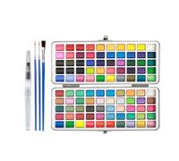 Watercolor Set, Travel-Sized Art Kit with Palette & Brushes, Portable Painting Set for Beginners & Professional Artists