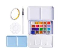 Watercolor Sets - Compact Watercolor Paint Set | Watercolor Palette Set With 20 Colors For Beginners And Artists, Portable Sketch Painting Set, Proje