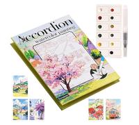 Watercolor Sets - Drawing Coloring Foldable Supplies - Mini Watercolor Kit - for Beginner Artist Adults Kids Boy Girl Craft Journal Home